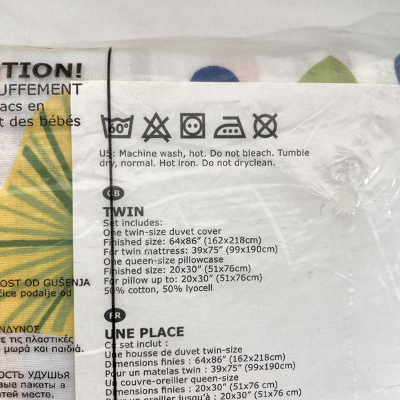 IKEA Twin Duvet Cover Set - Picture 5 of 5
